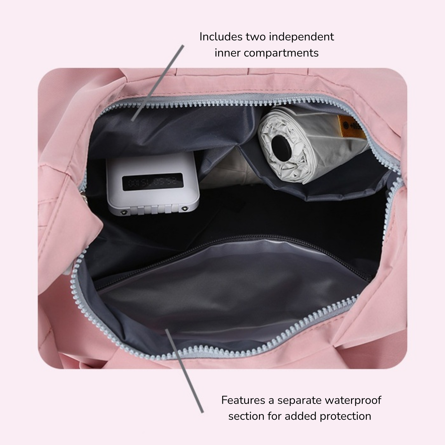 Single-Shoulder Fitness & Travel Tote Bag
