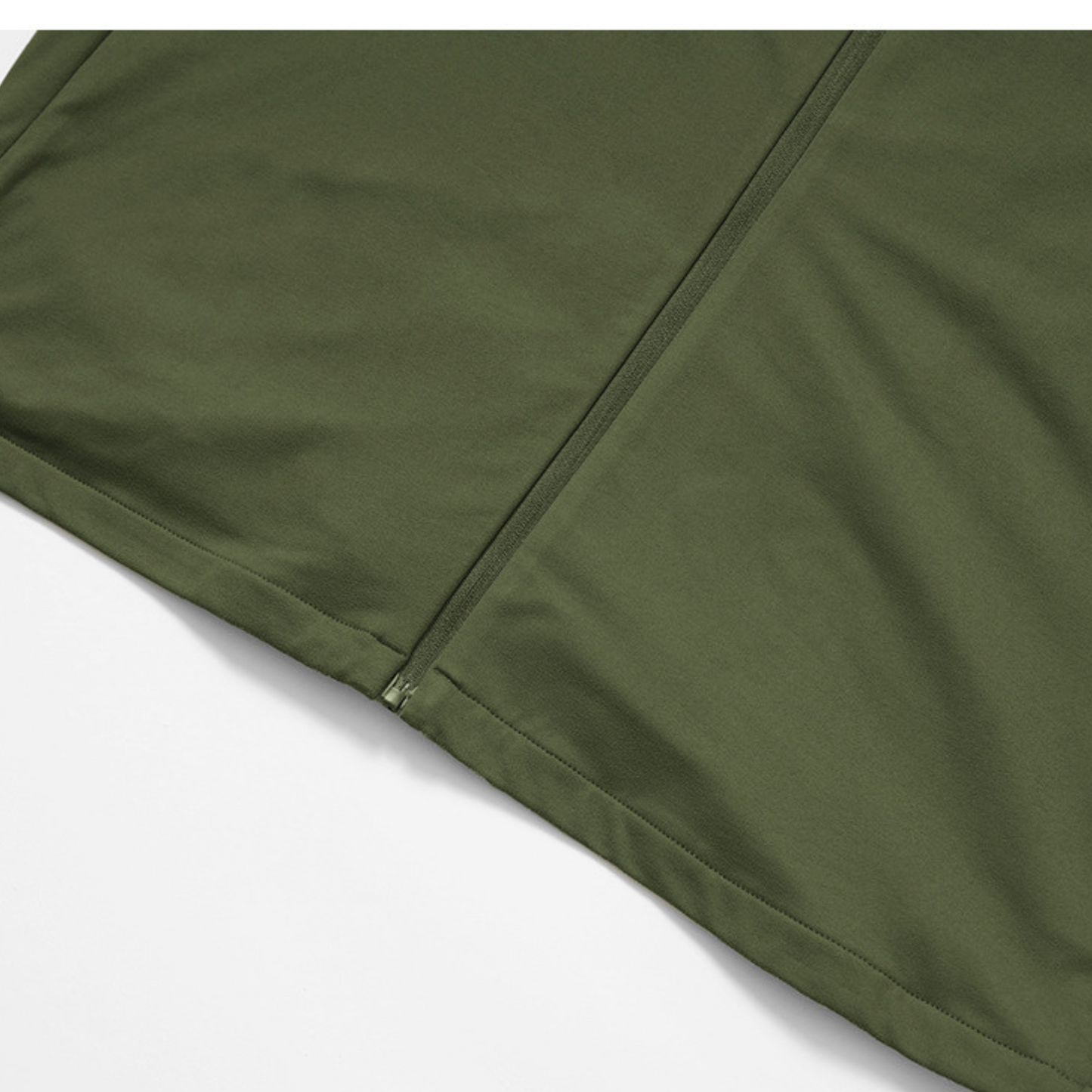Long Sleeve Zip Gym Top