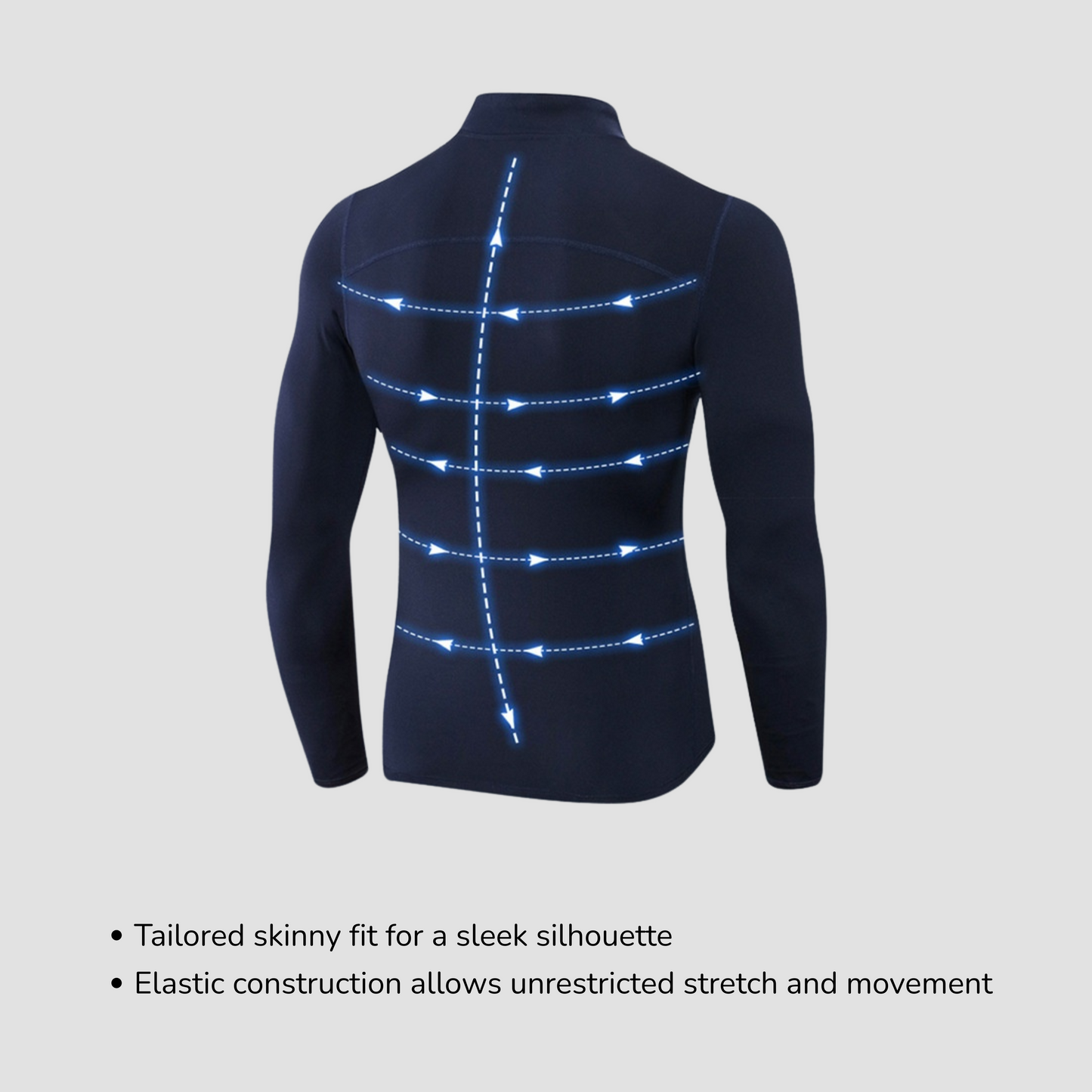 Long Sleeve Half-zip Top