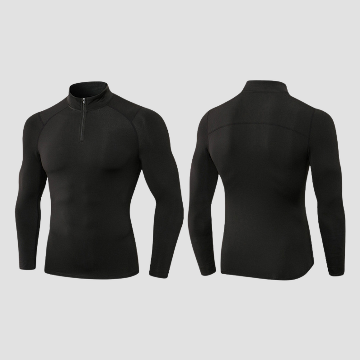 Long Sleeve Half-zip Top