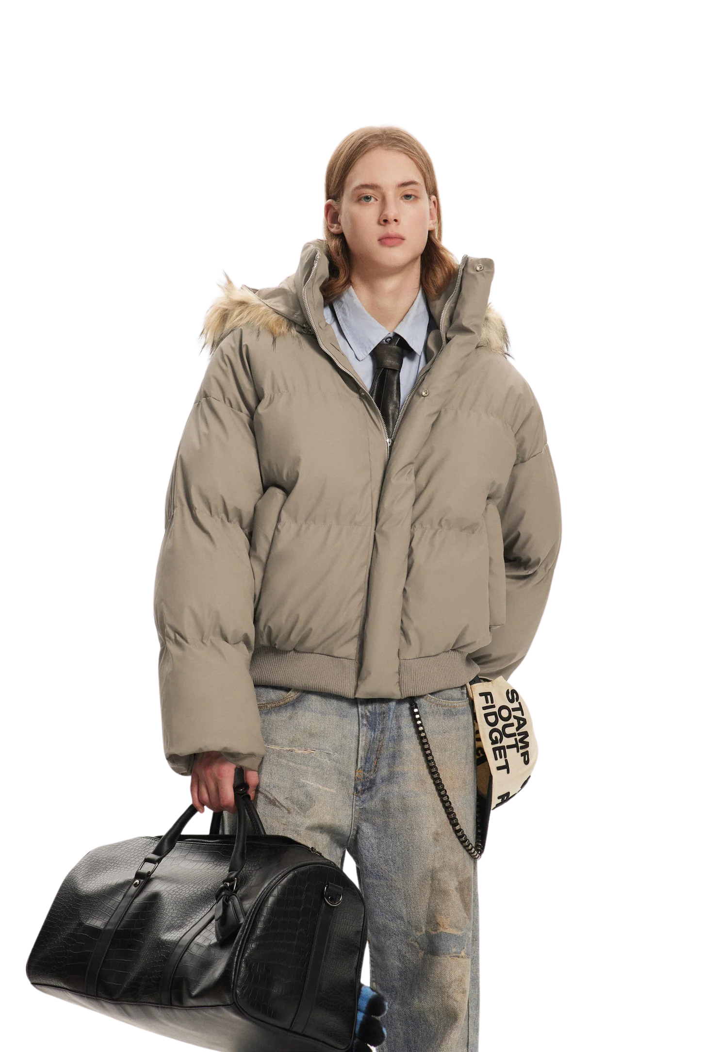 Glacier Faux Fur Puffer Jacket