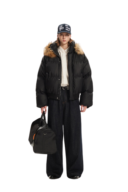 Glacier Faux Fur Puffer Jacket