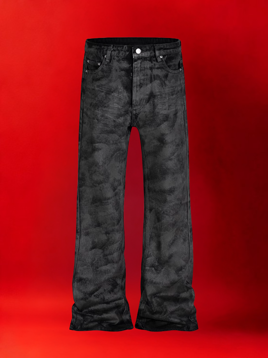 Smoky Fade Flared Jeans