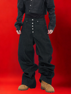 Blade Cut Wide-Leg Denim