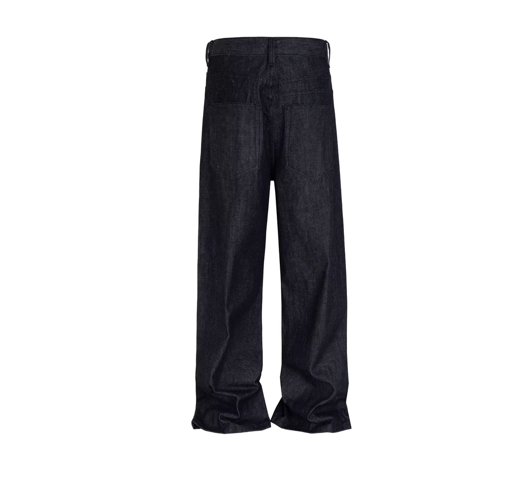 Blade Cut Wide-Leg Denim