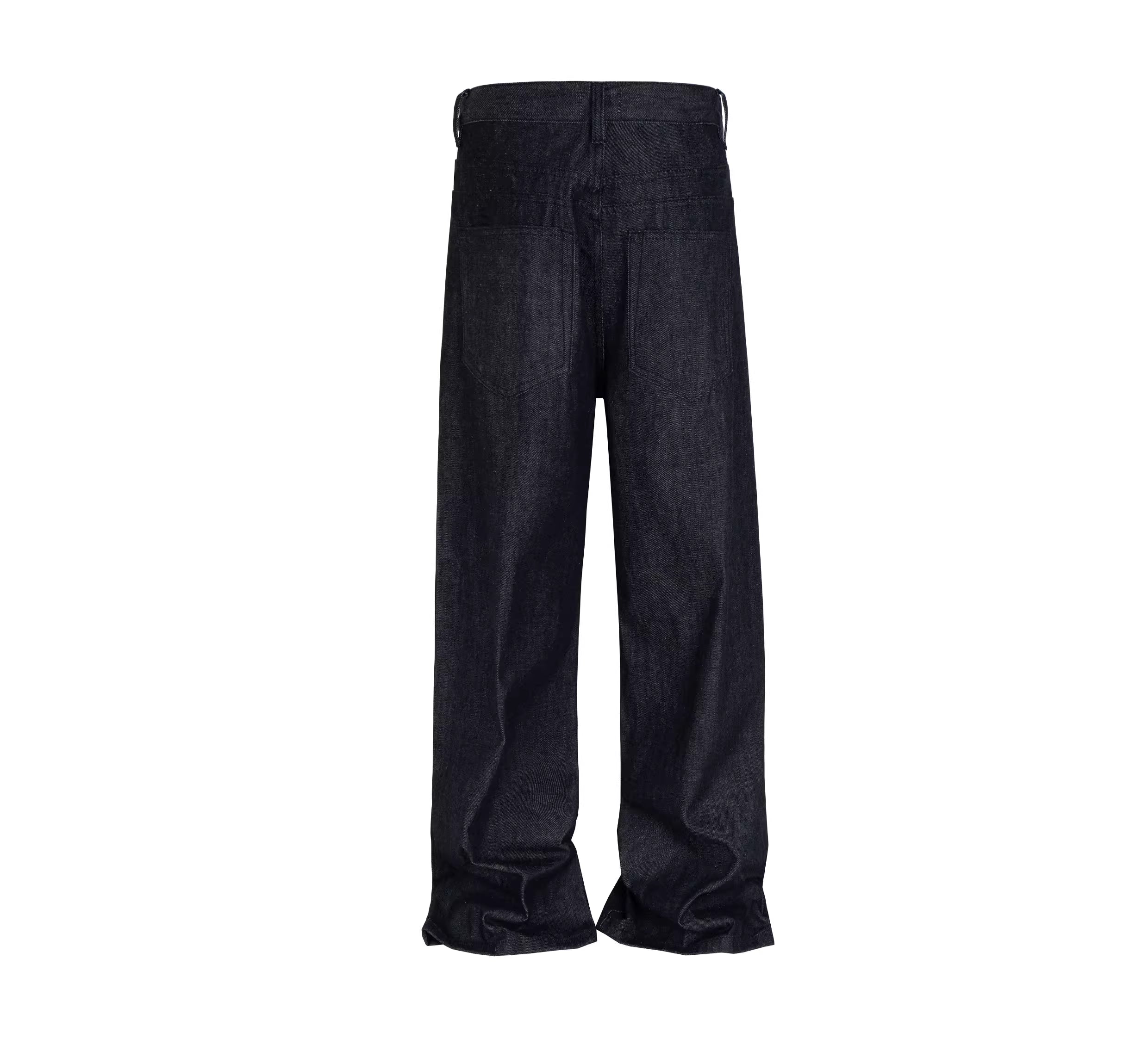 Blade Cut Wide-Leg Denim