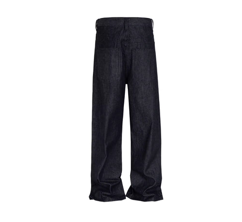 Blade Cut Wide-Leg Denim