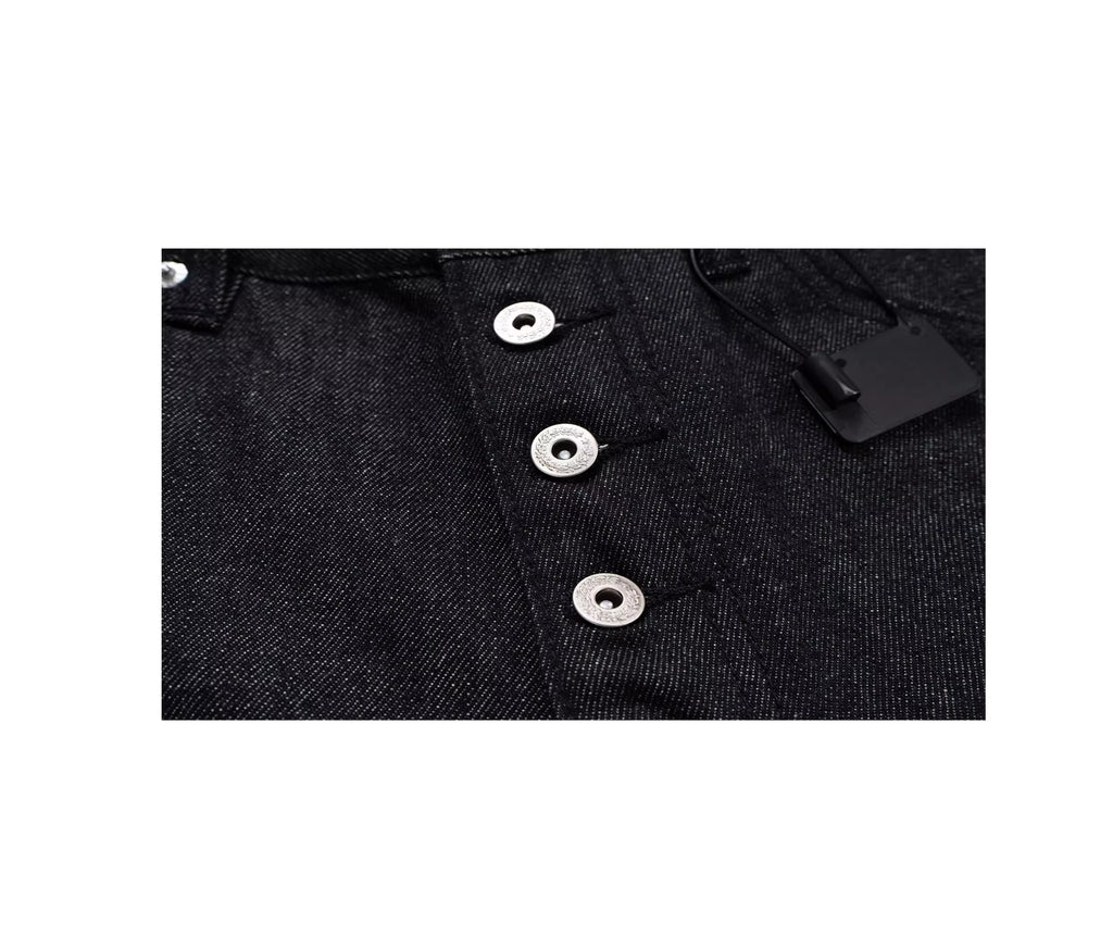 Blade Cut Wide-Leg Denim