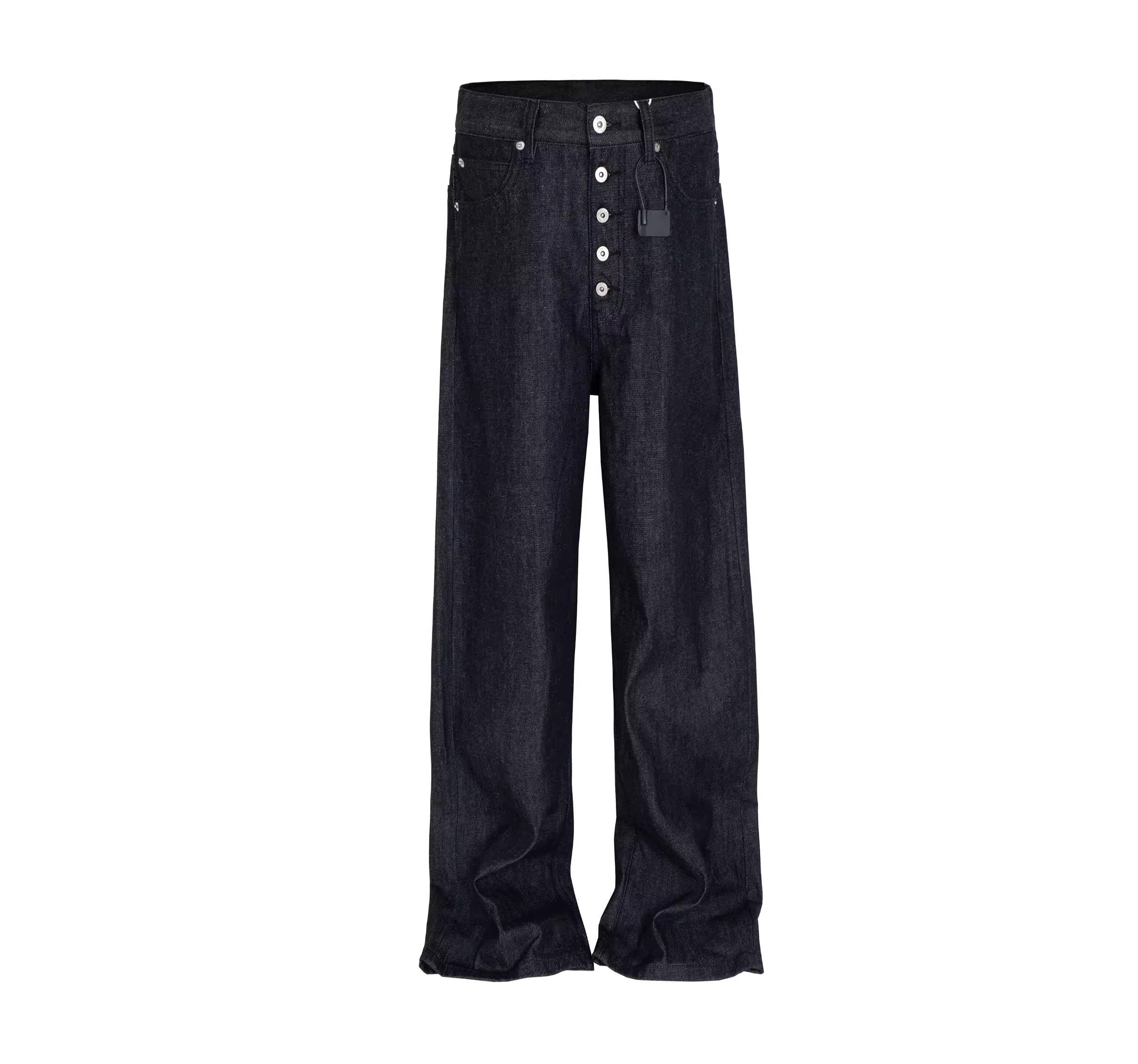 Blade Cut Wide-Leg Denim