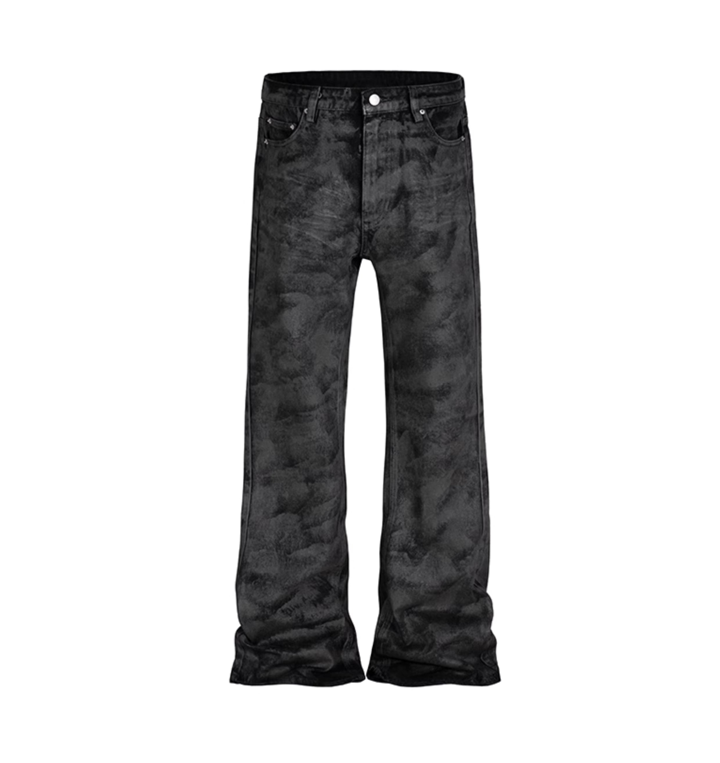 Smoky Fade Flared Jeans