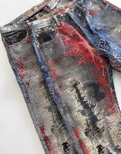 Conley Printed Denim