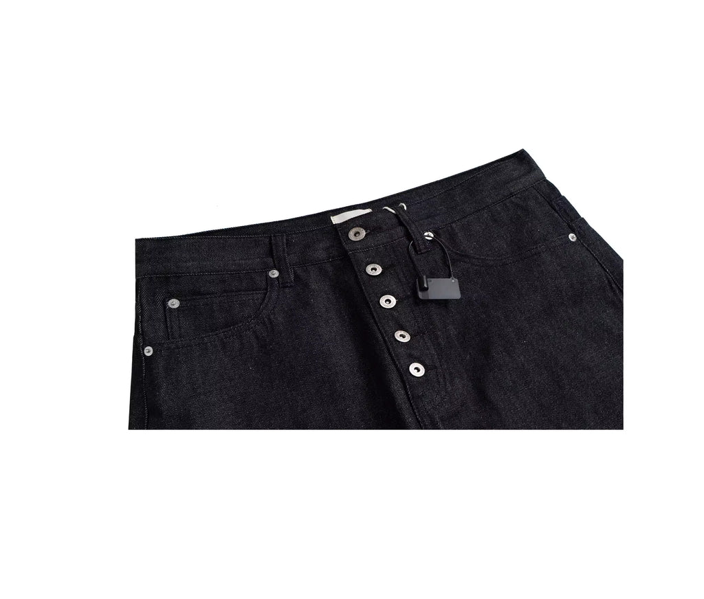 Blade Cut Wide-Leg Denim