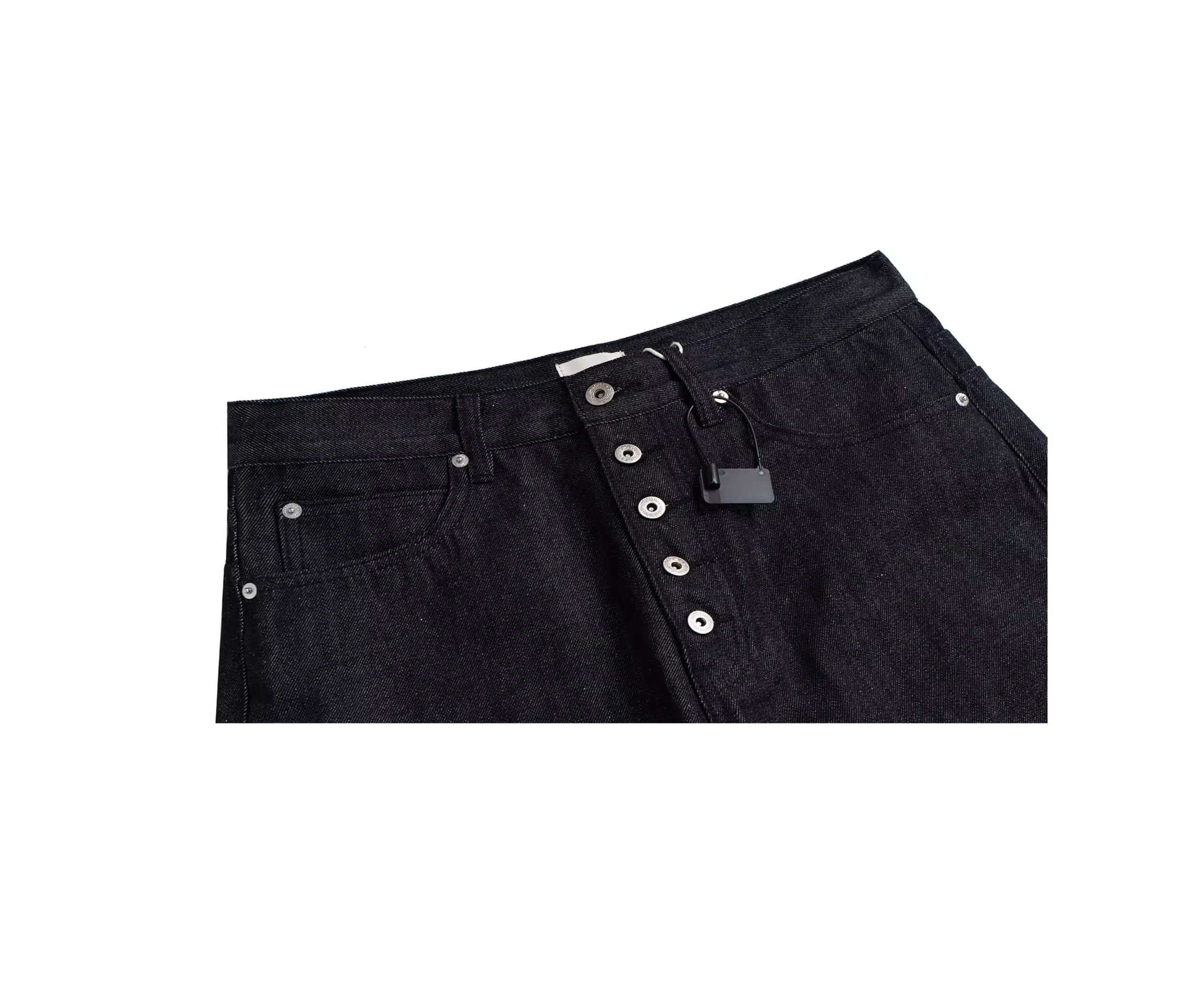 Blade Cut Wide-Leg Denim