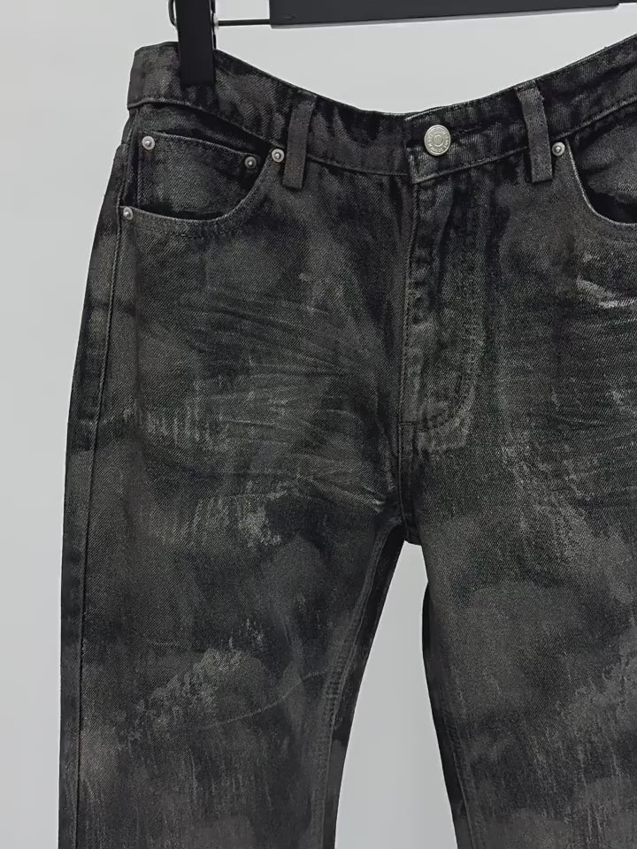 Smoky Fade Flared Jeans