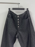 Blade Cut Wide-Leg Denim